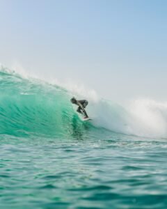 Surf lesson at Weligama surf camp