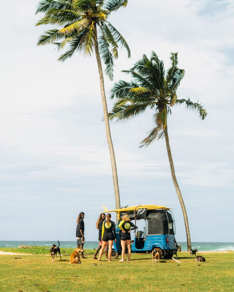 Tuk tuk ride near Weligama